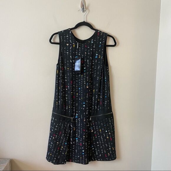 EMPORIO Armani-A Line Jacquard Speckle Printed Dress (Size:38US) - Picture 2 of 16